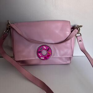 Kate Spade Darcel Tobyn Pink Leather Donut Crossbody Bag - READ DESC.